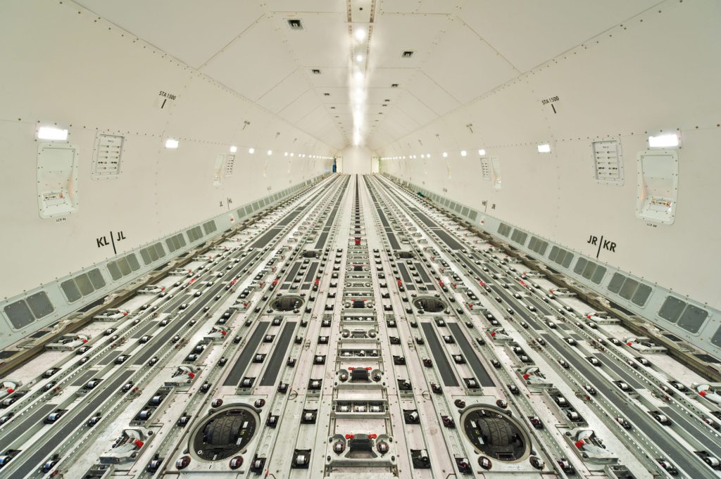 A1Global Shipping Company: Inside air cargo freighter